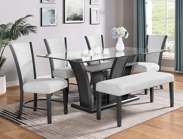 6P CAMELIA DOVE DINING GROUP