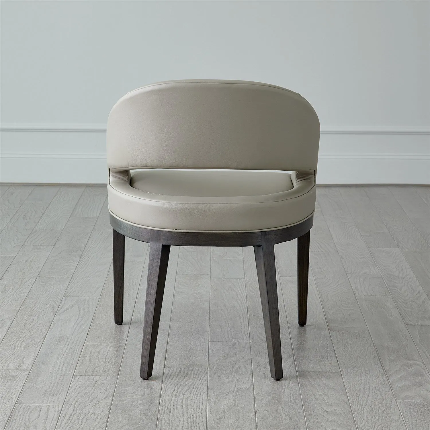 Alcott Dining Chair-Grey Leather