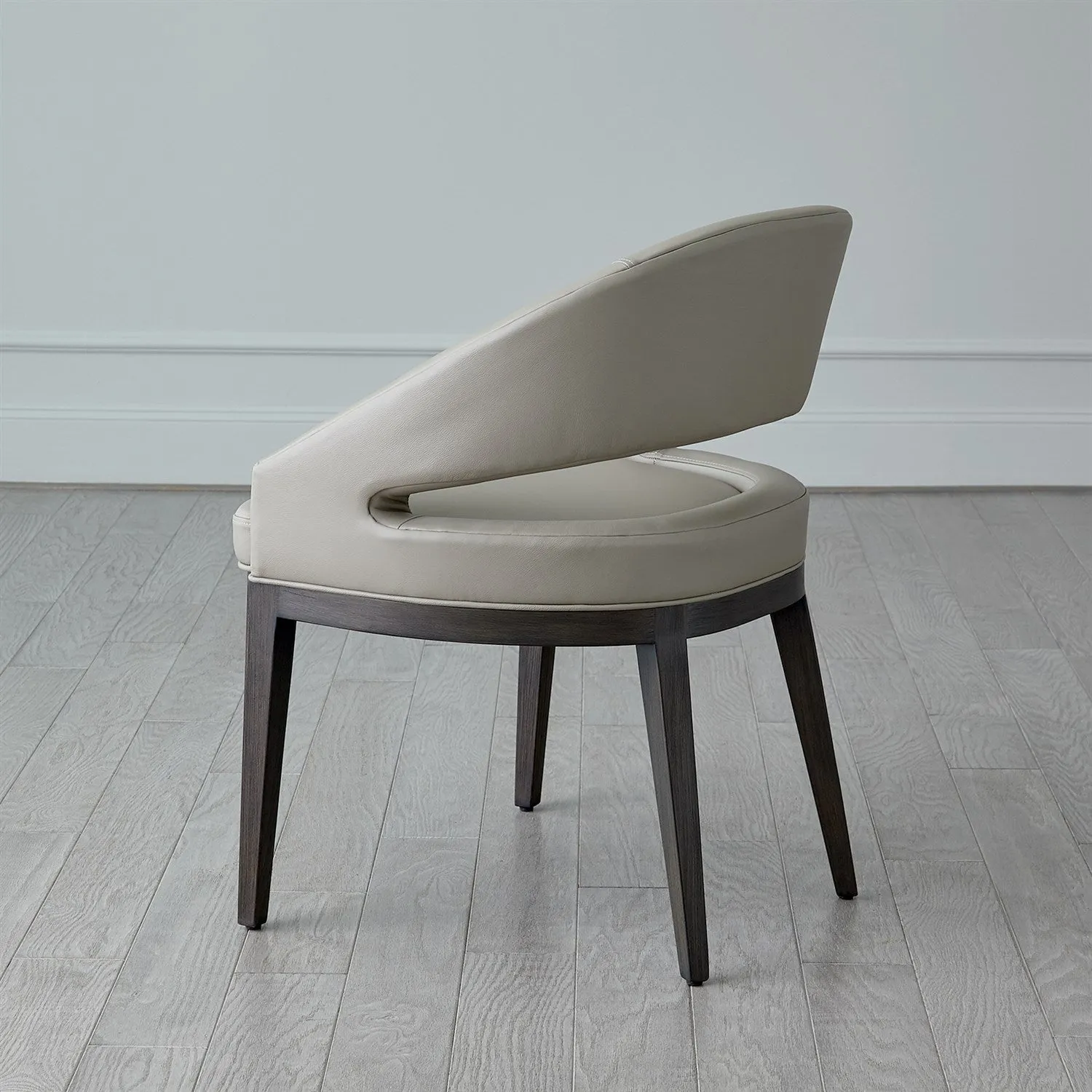 Alcott Dining Chair-Grey Leather