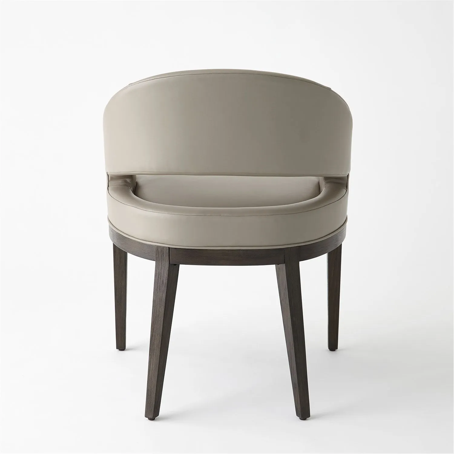 Alcott Dining Chair-Grey Leather