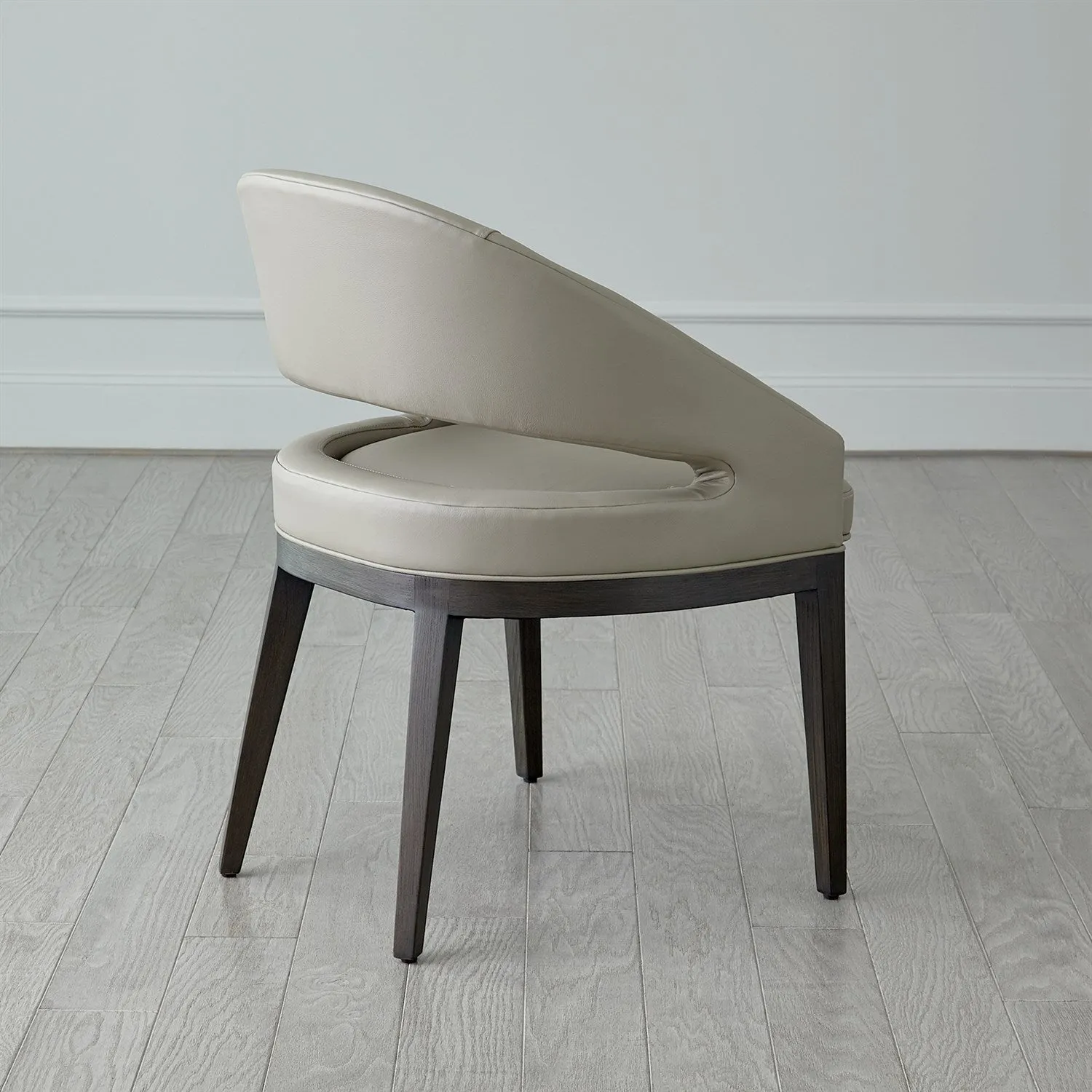 Alcott Dining Chair-Grey Leather