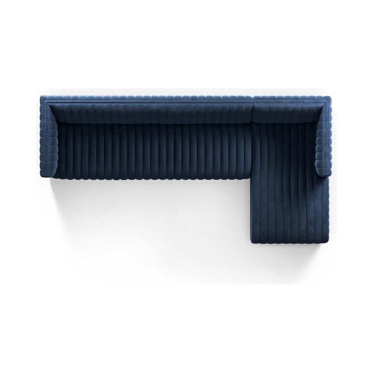 Alexander 2-Piece Sectional - RAF - Sapphire Navy - 126"
