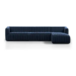 Alexander 2-Piece Sectional - RAF - Sapphire Navy - 126"