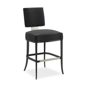 Allocated Counter Stool - Black, Gold