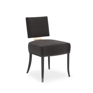 Allocated Side Dining Chair - Black, Gold