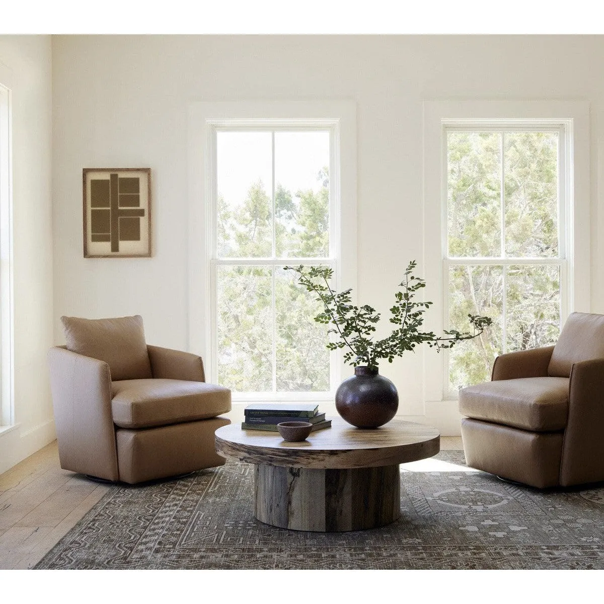 Alston Swivel Chair - Nantucket Taupe