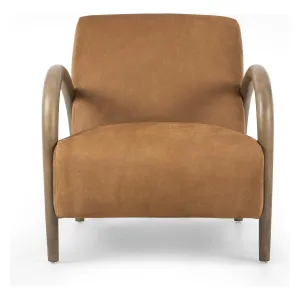 Andreas Lounge Chair - Cognac Nubuck
