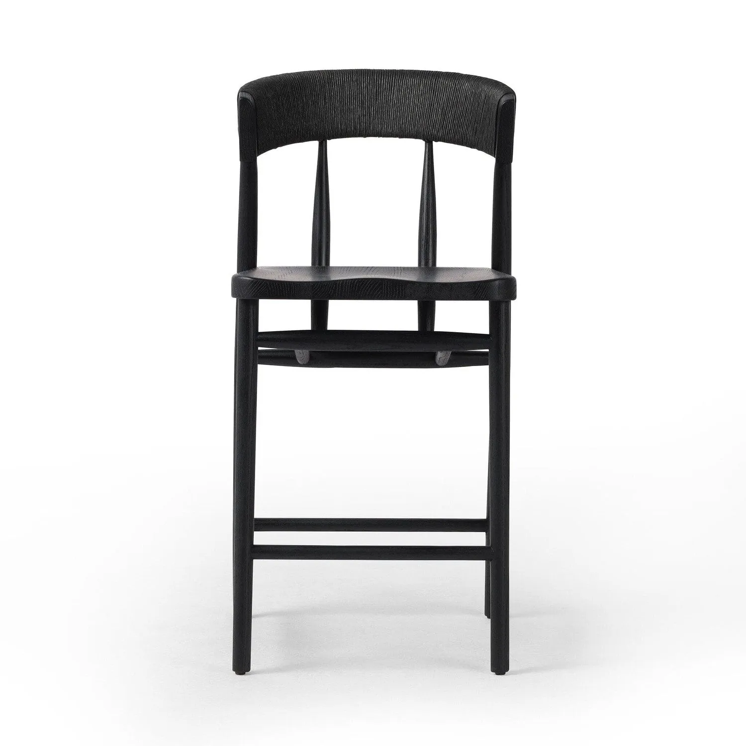 Angelina Counter Stool - Black Rush