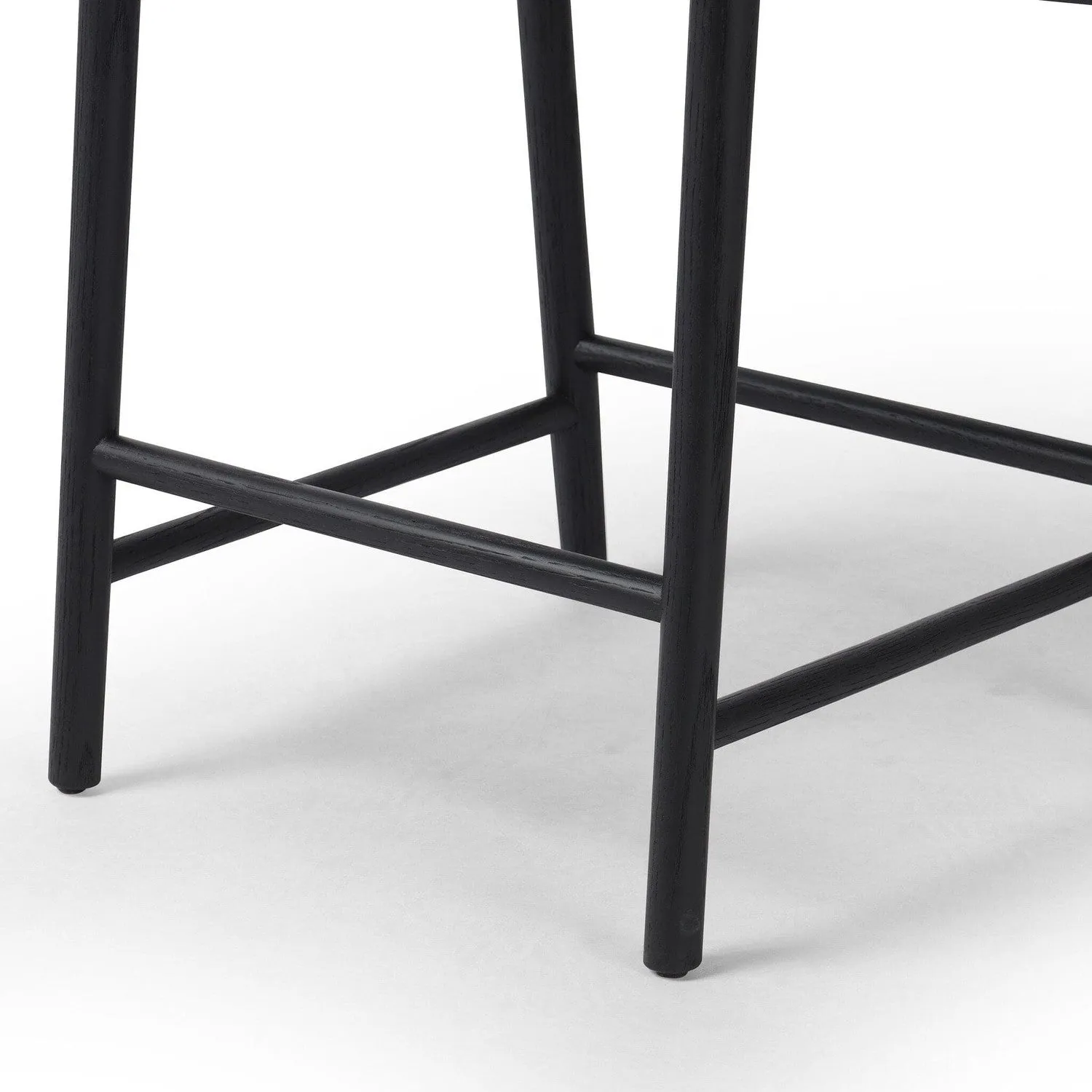 Angelina Counter Stool - Black Rush