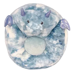 Animal Adventure 26"W Dragon Cozy Seats - Tie Dye Blue