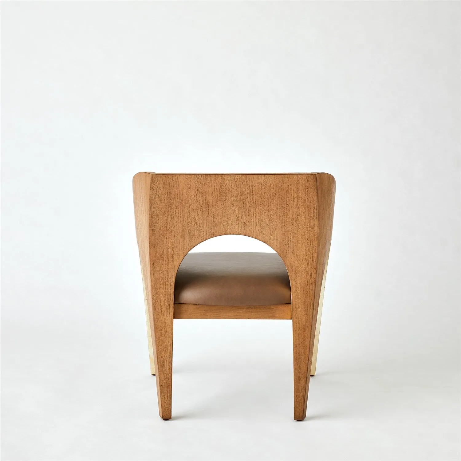 Arches Occasional Chair-Nutmeg/Champagne