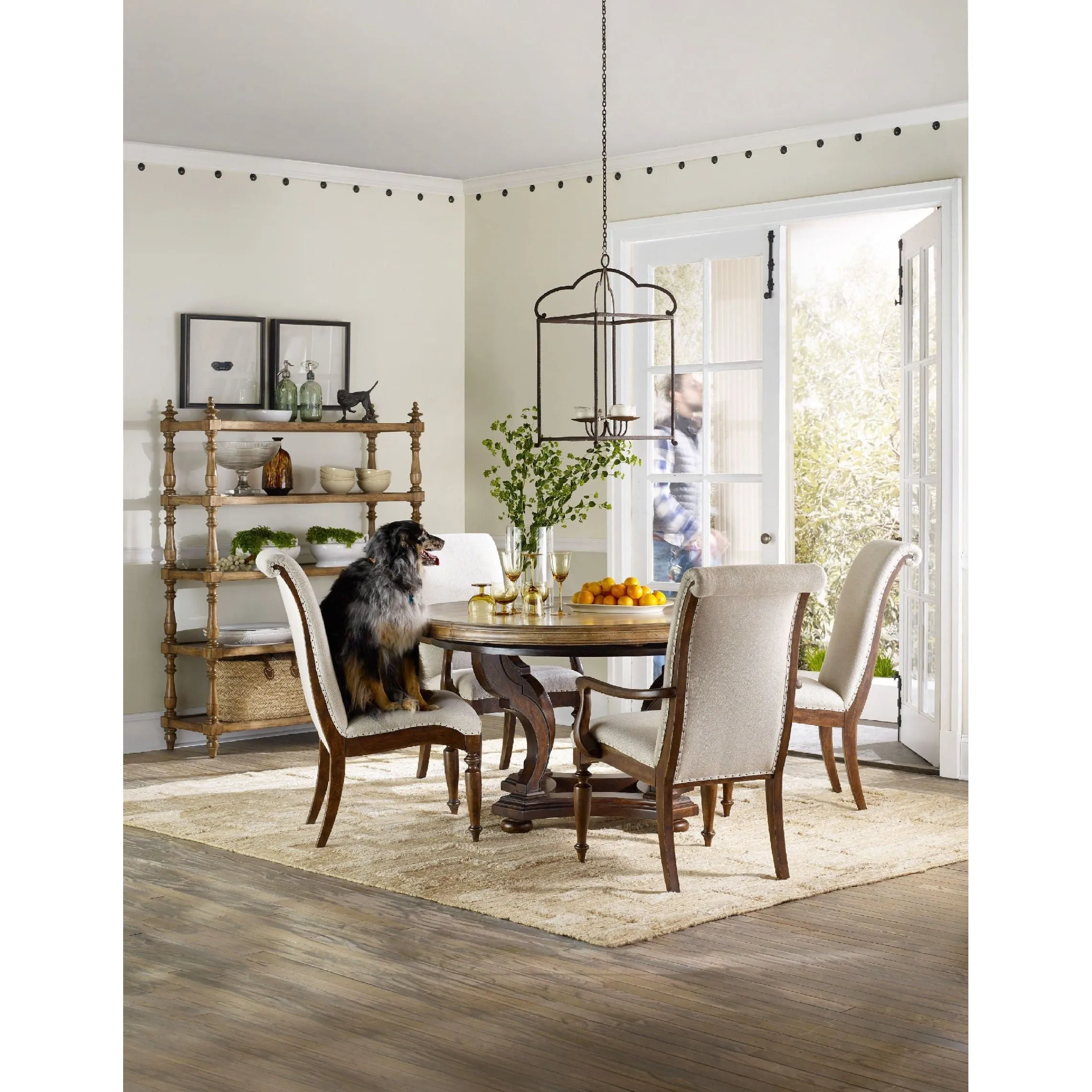 Archivist Upholstered Arm Chair - Beige