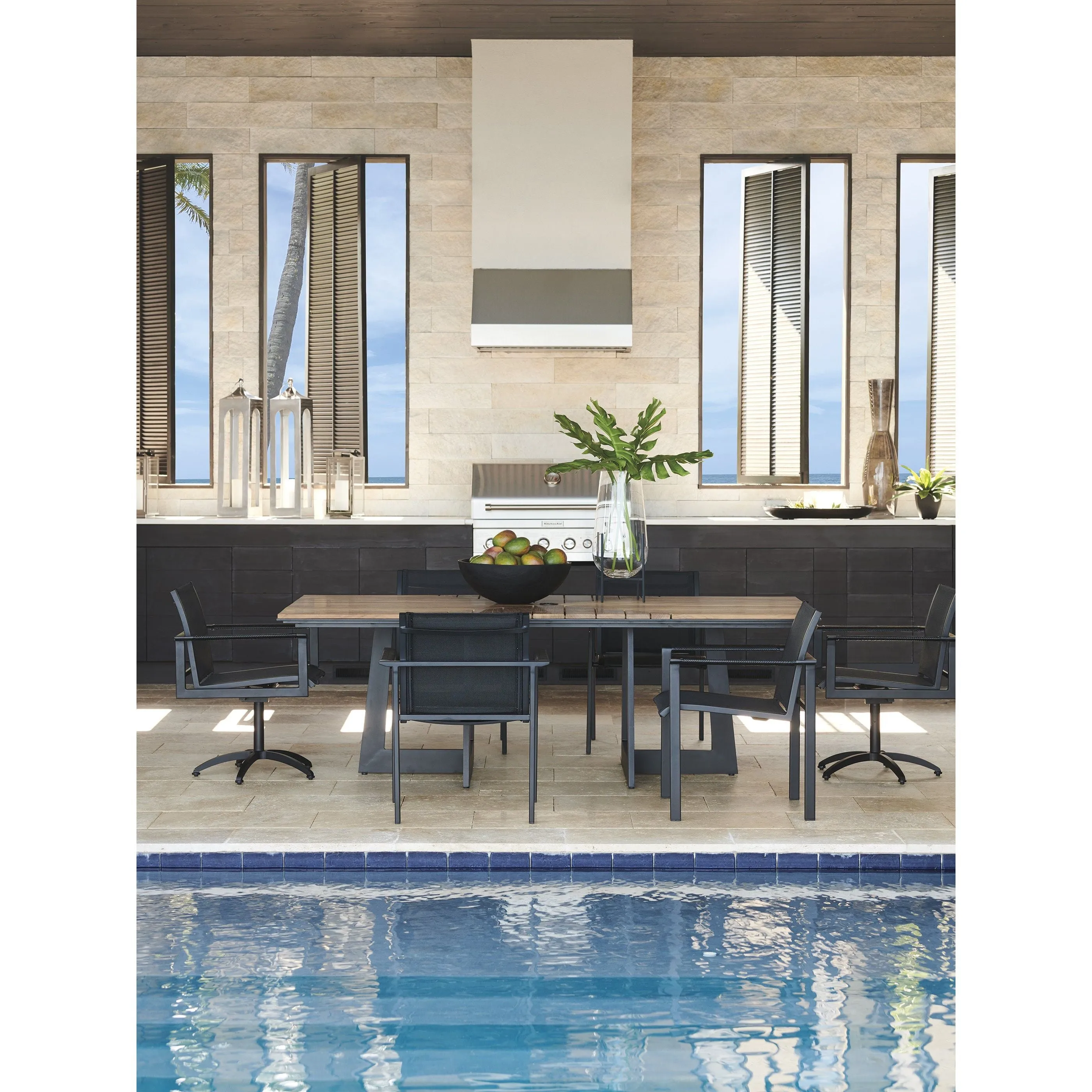 Arm Dining Chair - 3940 Graphite