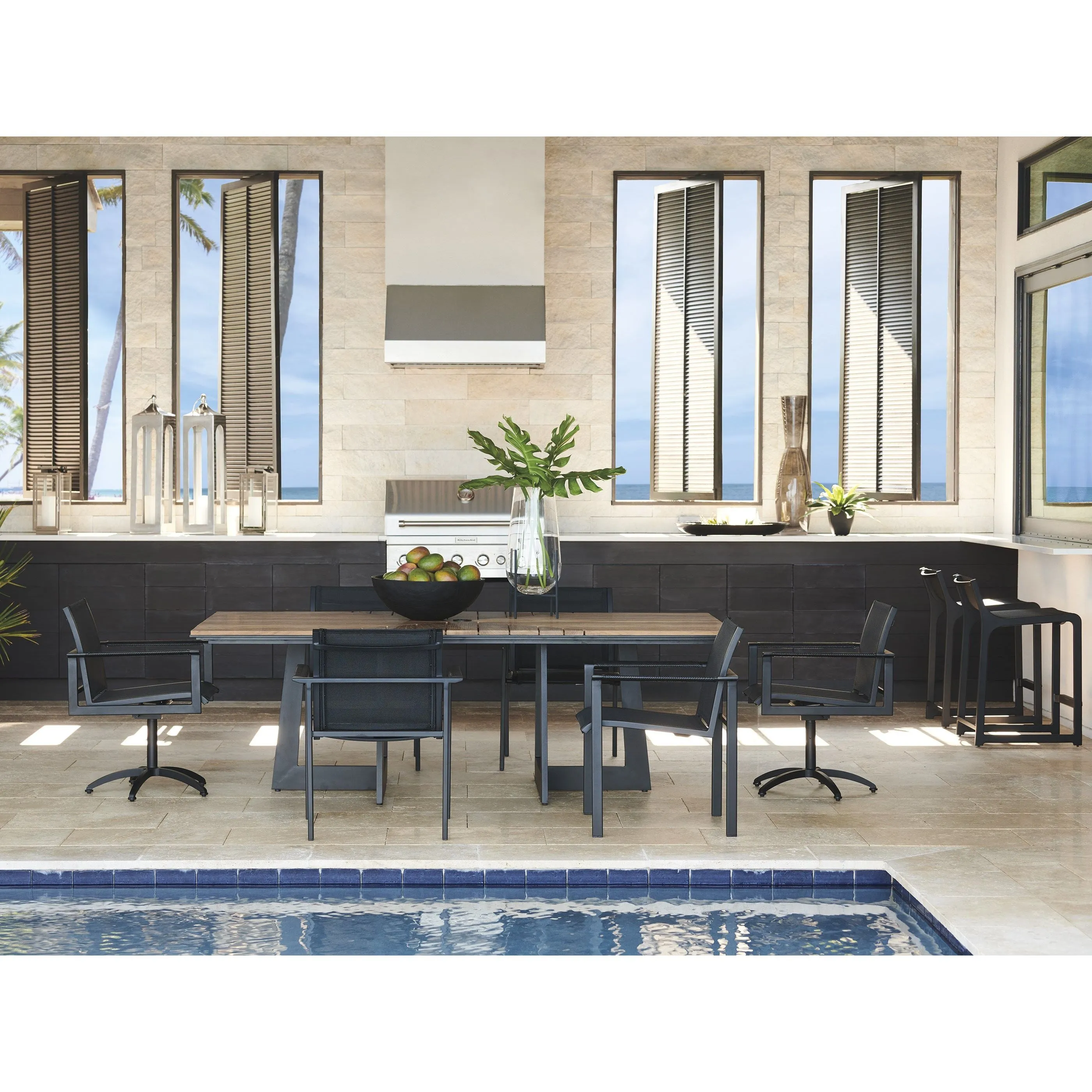 Arm Dining Chair - 3940 Graphite