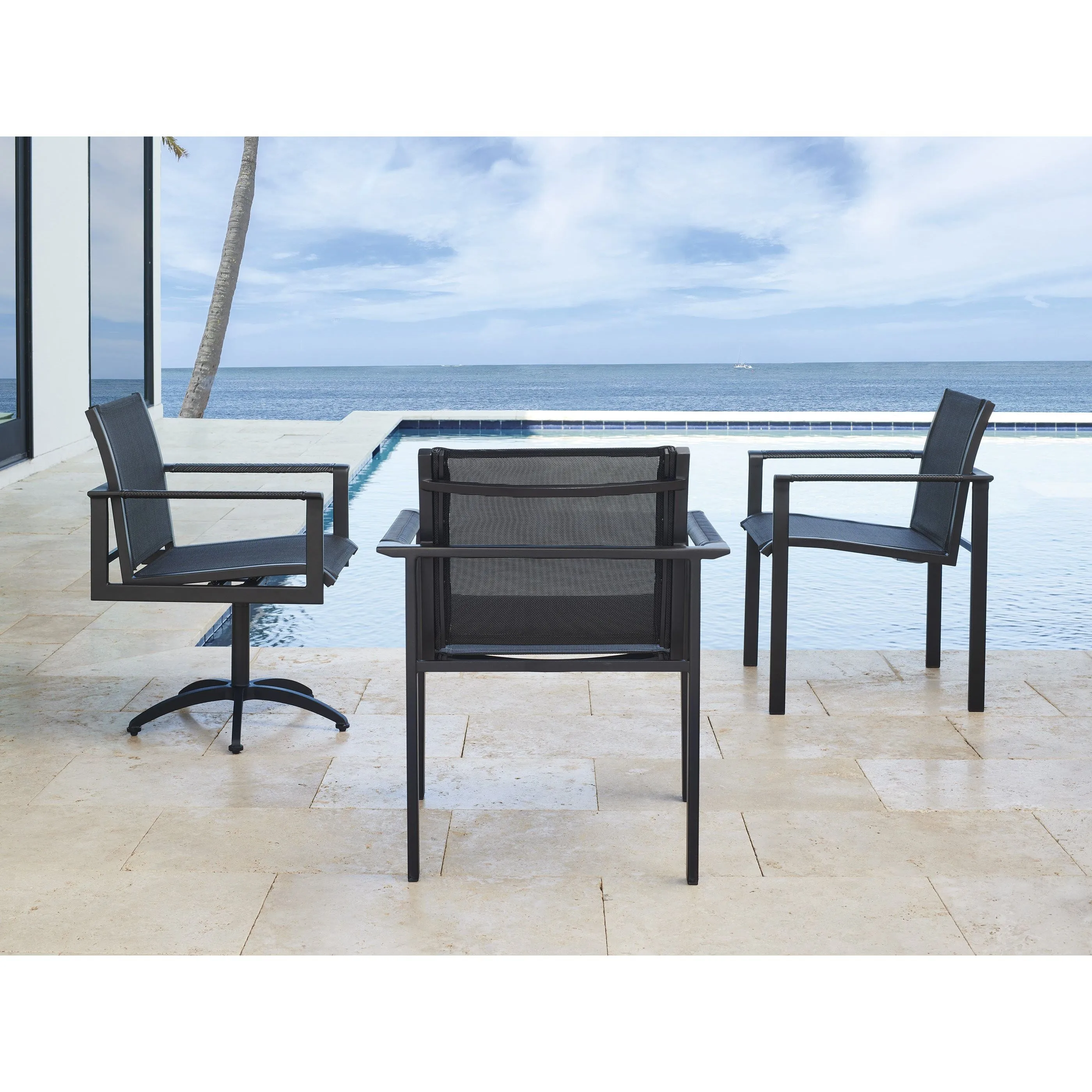 Arm Dining Chair - 3940 Graphite