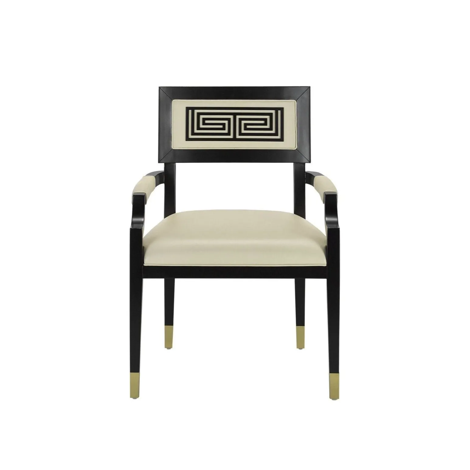 Artemis Leather Armchair, Milk