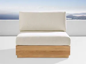 Bal Harbour Outdoor Teak Armless Chair