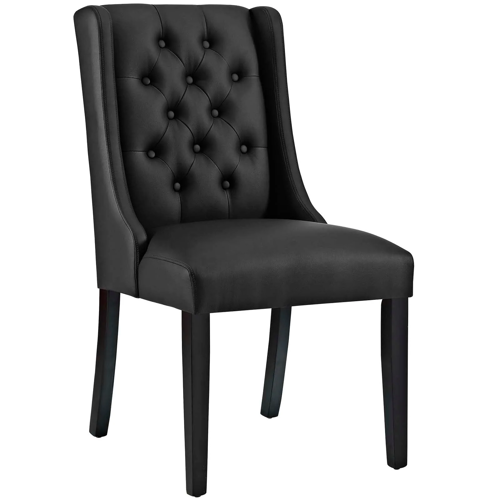 Baronet Dining Chair Vinyl Set of 4 by Modway