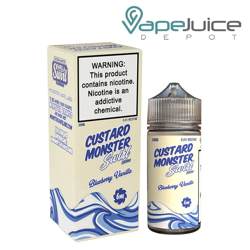 Blueberry Vanilla Custard Monster Swirl 100ml
