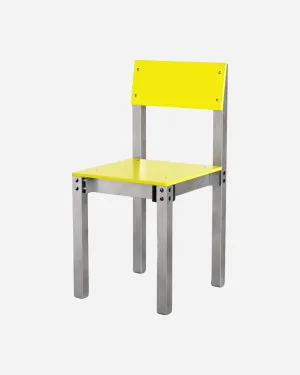 Chair One Alu / Chartreuse