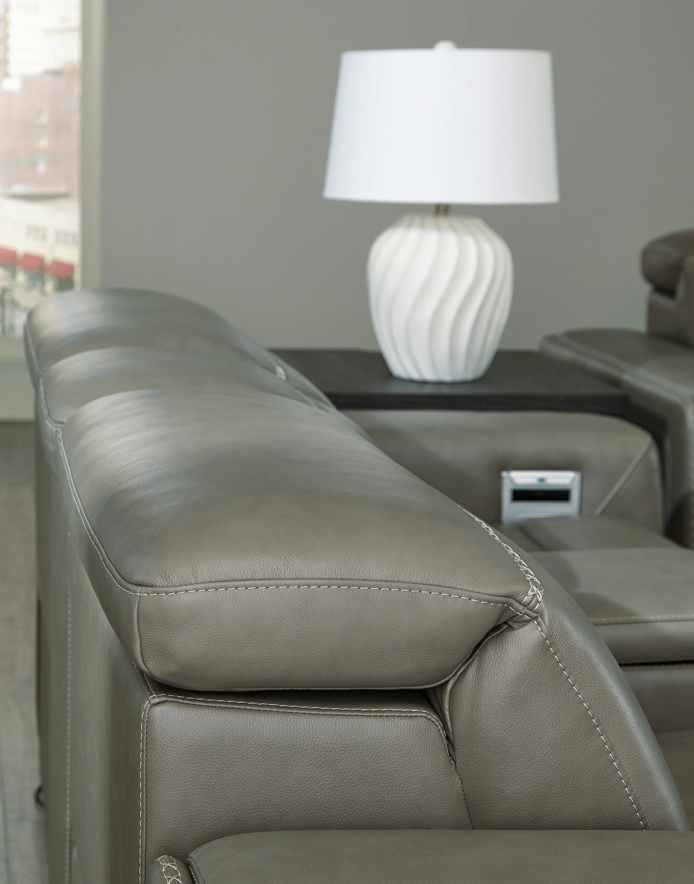 Cori Leather RAF Chaise