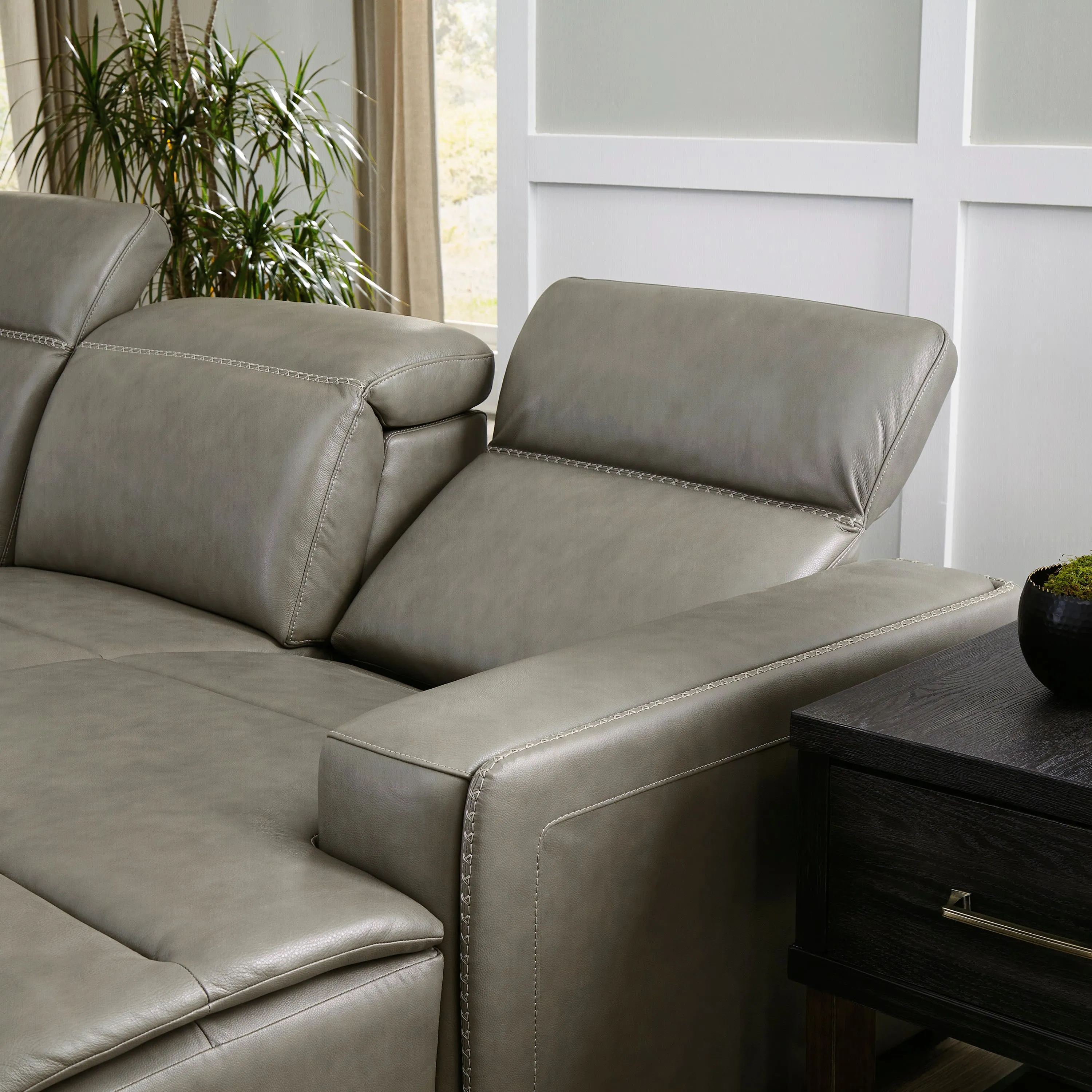 Cori Leather RAF Chaise