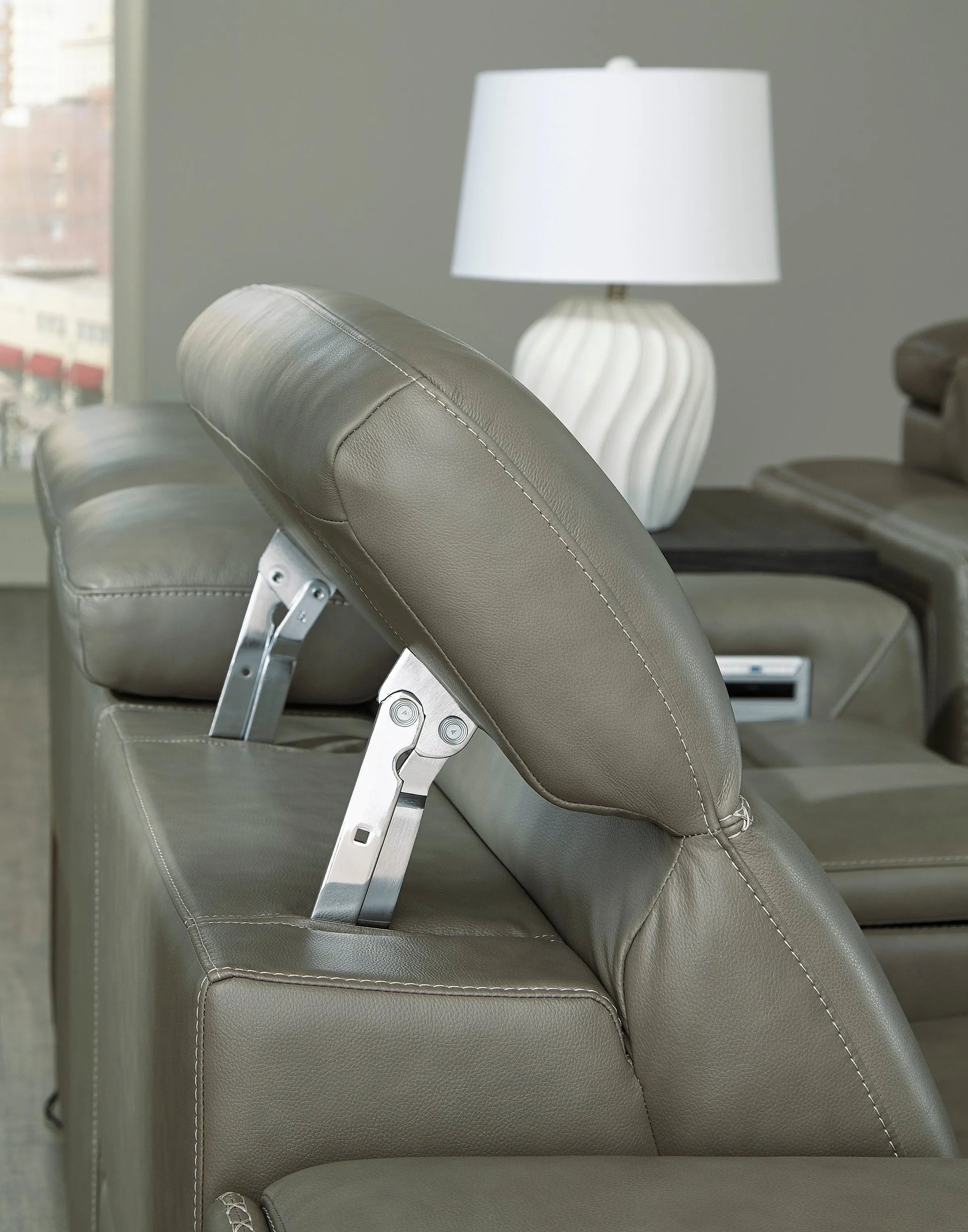 Cori Leather RAF Chaise