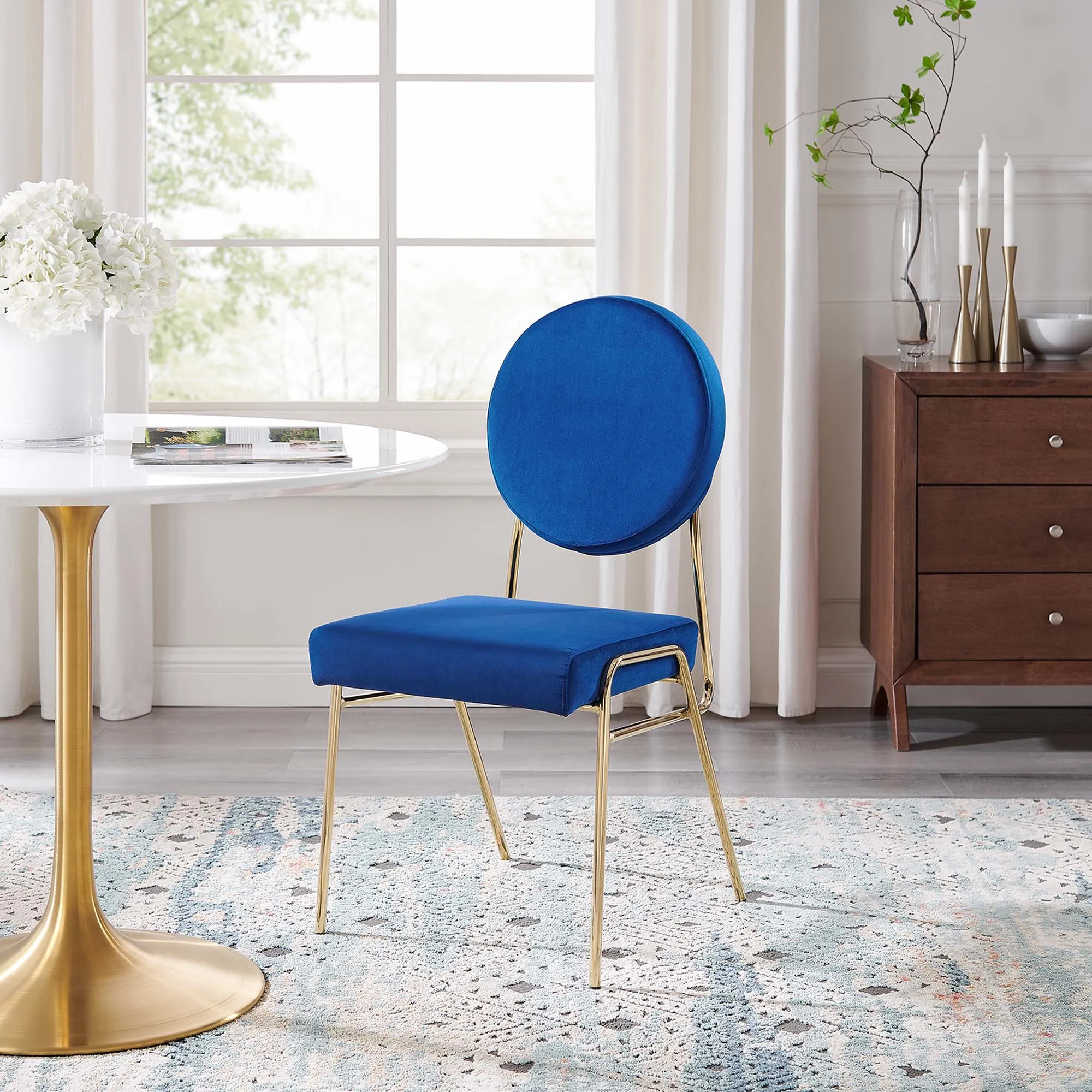 Craft Performance Velvet Dining Side Chair by Modway