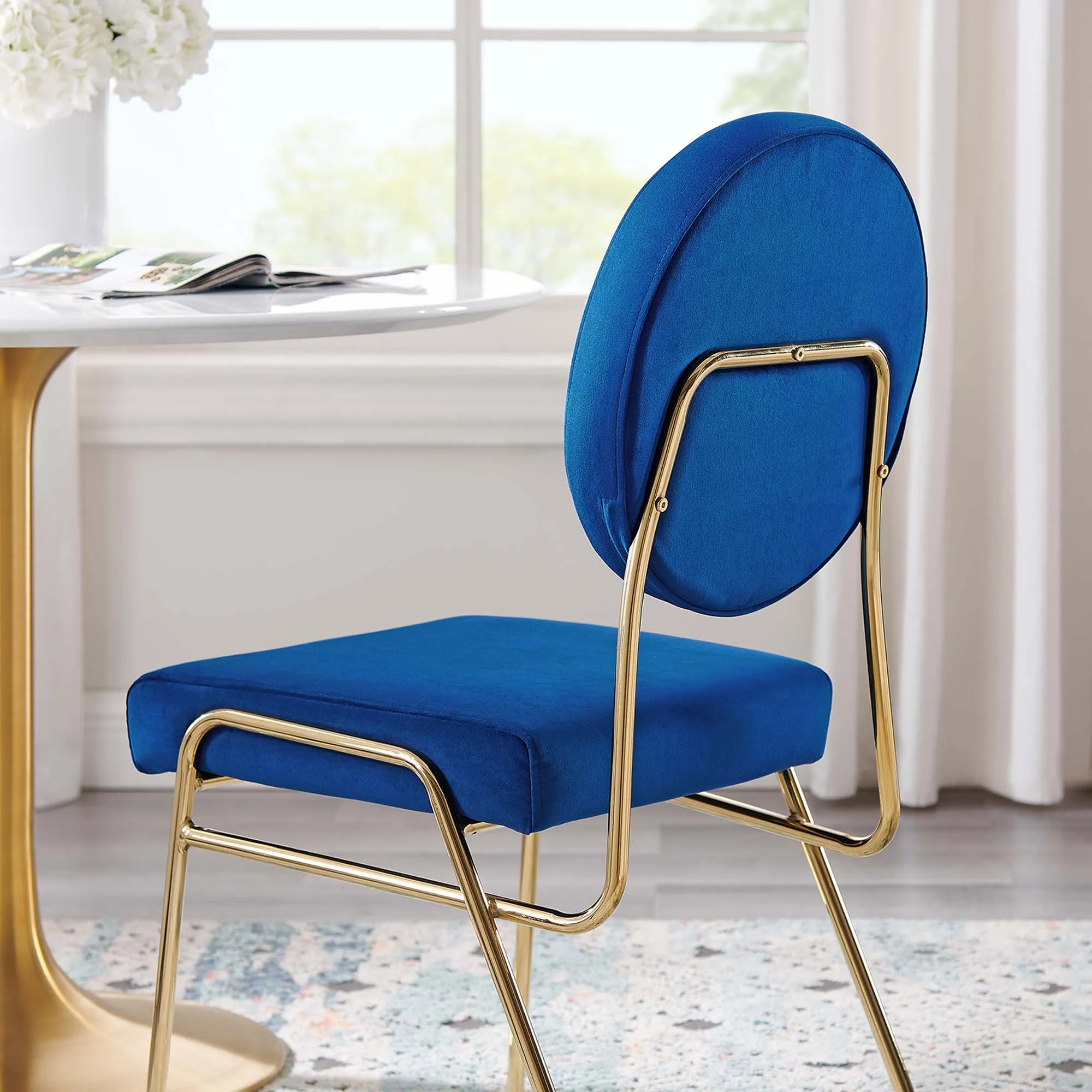 Craft Performance Velvet Dining Side Chair by Modway