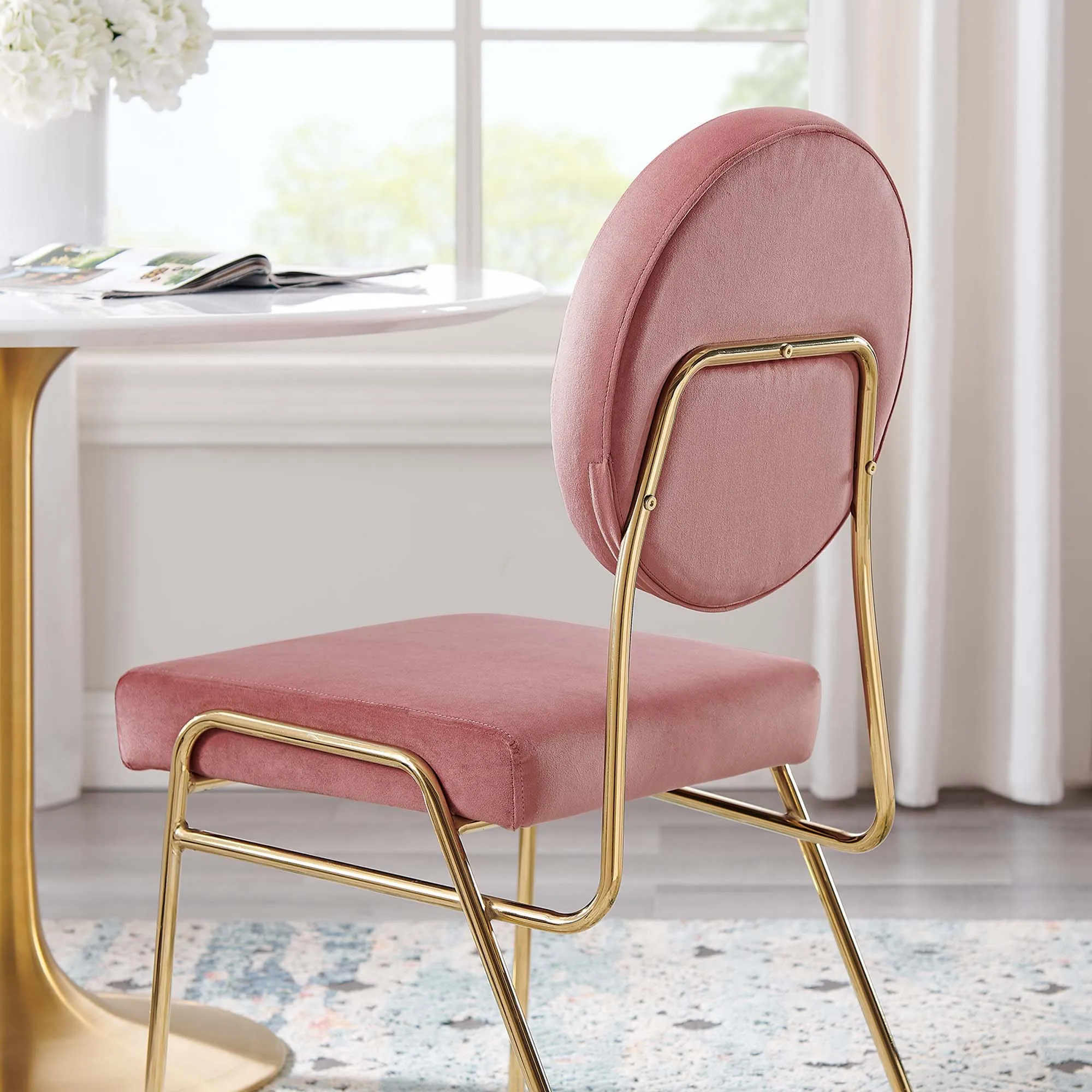 Craft Performance Velvet Dining Side Chair by Modway