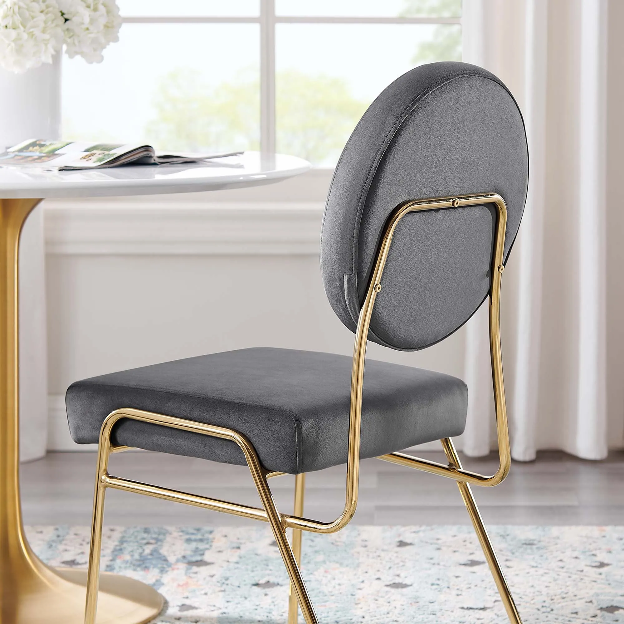 Craft Performance Velvet Dining Side Chair by Modway