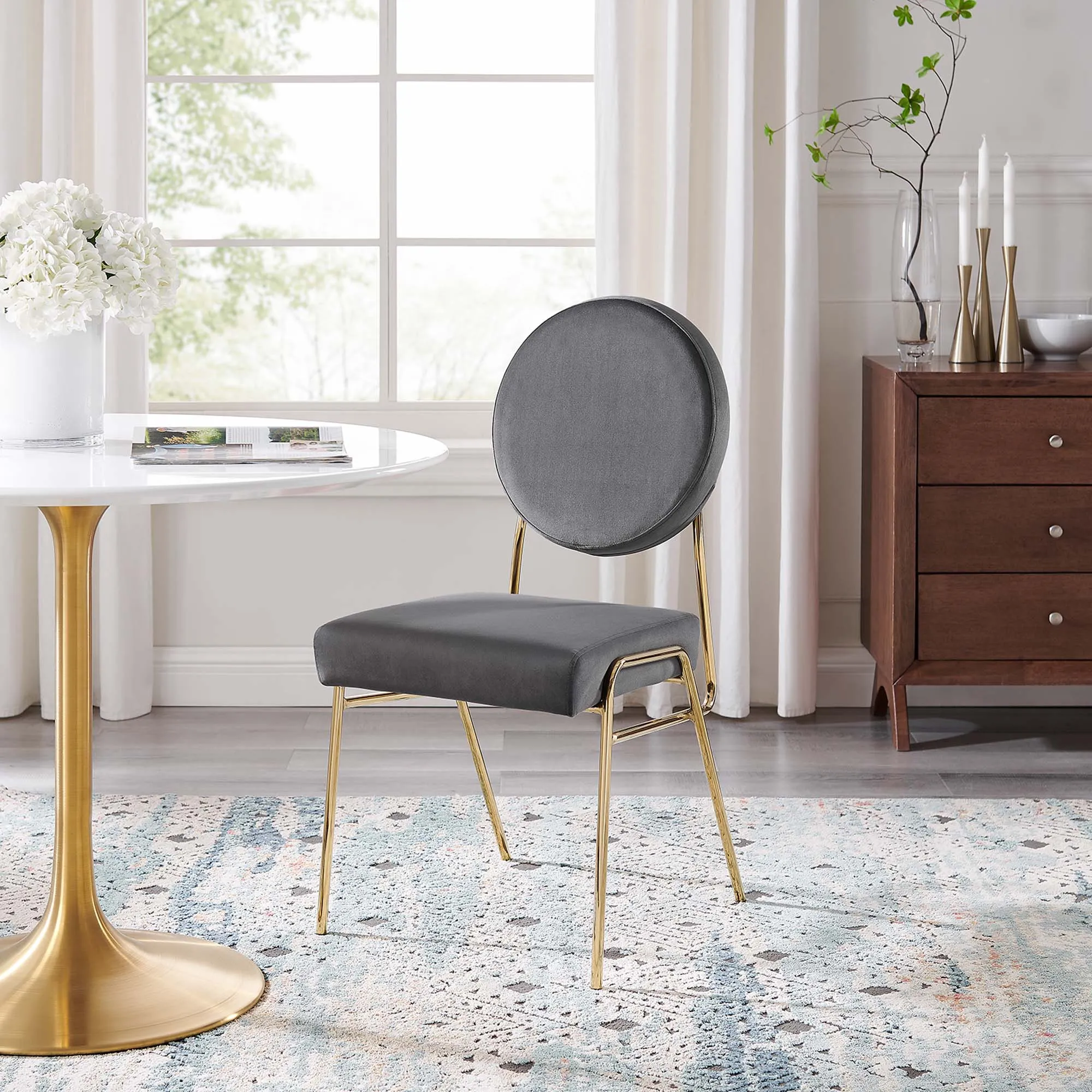 Craft Performance Velvet Dining Side Chair by Modway