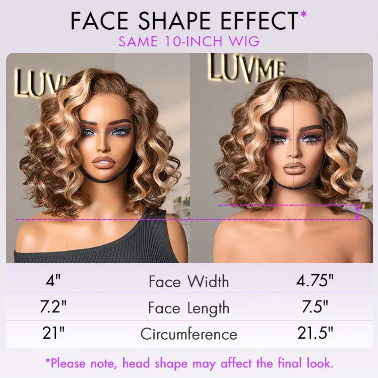 Crazy Wednesday | Ash Blonde Highlight Loose Wave Glueless Minimalist HD Lace Short Wavy Wig Pre-Cut Lace