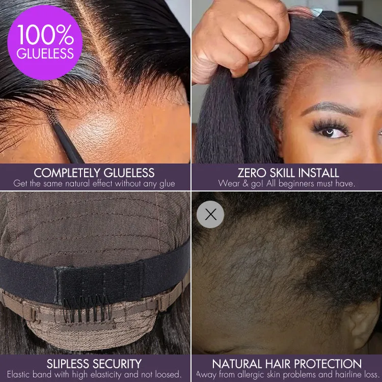 Crazy Wednesday | Ash Blonde Peekaboo Brown Pixie Cut Wig Glueless Minimalist HD Lace Short Blonde Wig Pre-Cut Lace