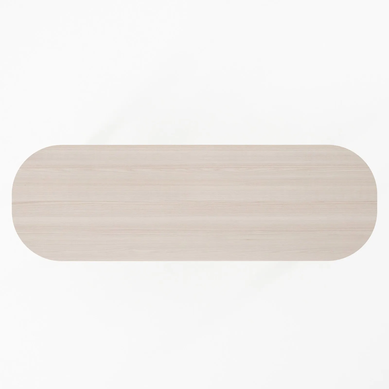 Curbus Oval Bench - White Ash