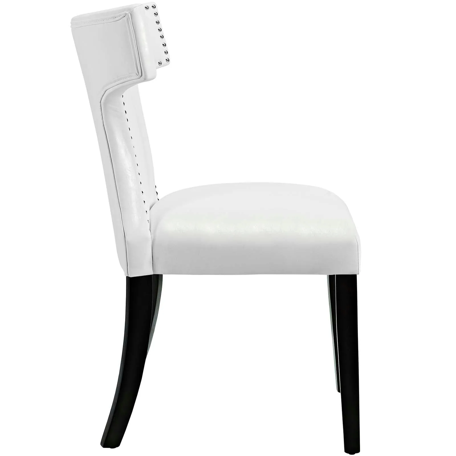 Curve Dining Chair Vinyl Set of 2 by Modway