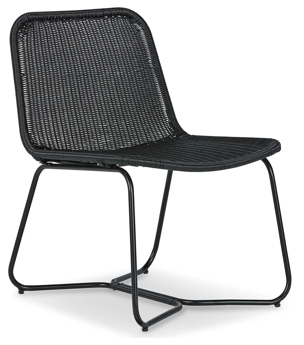 Daviston Black Accent Chair