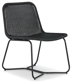 Daviston Black Accent Chair