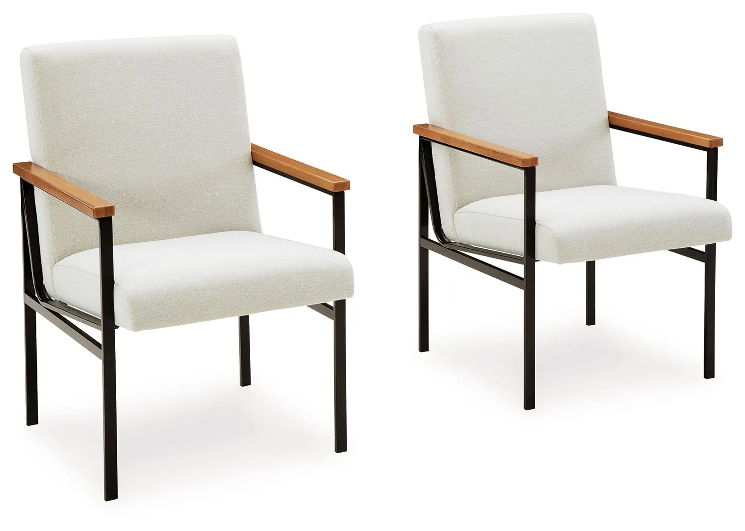Dressonni Brown Dining Upholstered Arm Chair