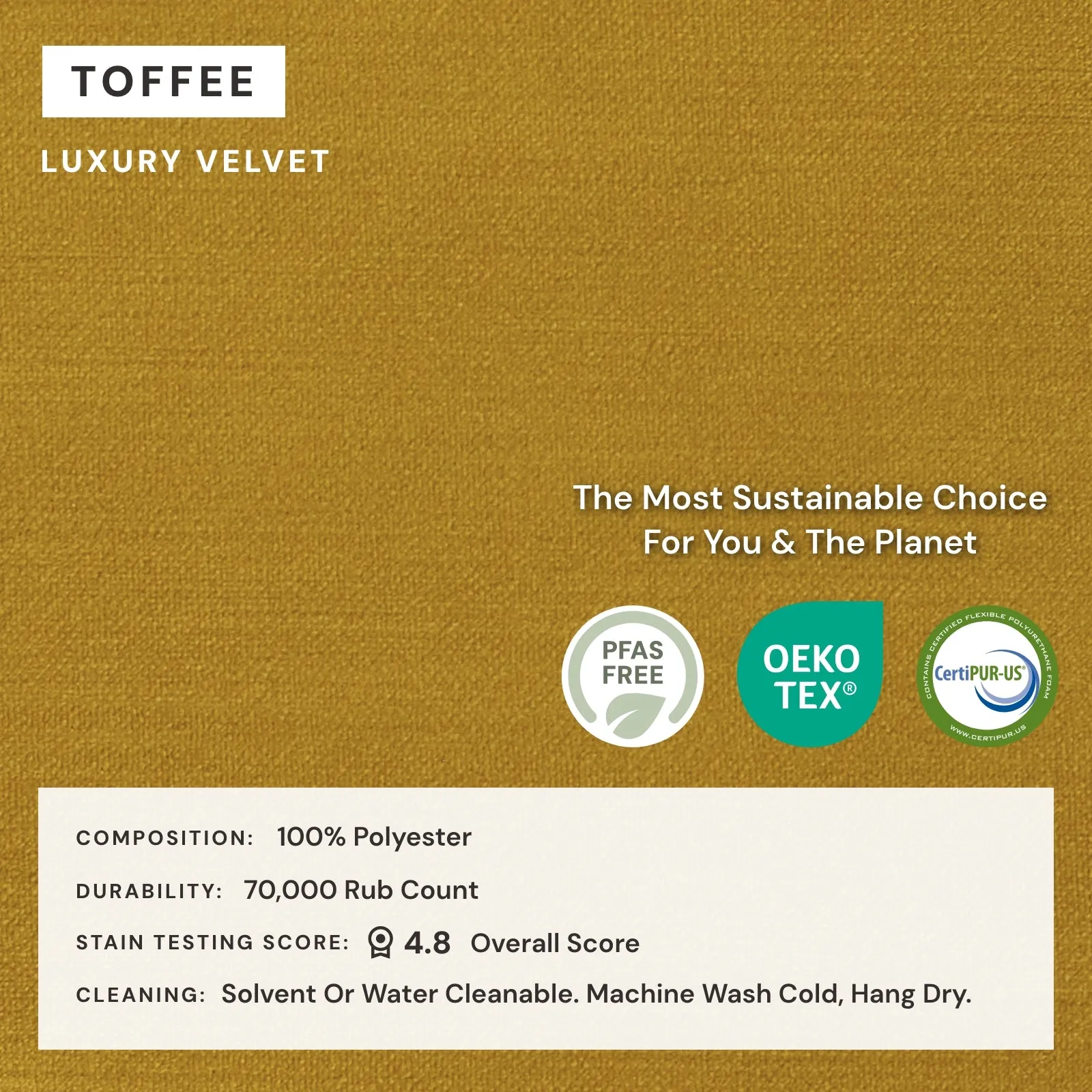 Elevate Comfort Layer Set for 9-Seater U-Sectional | Luxury Velvet in Toffee