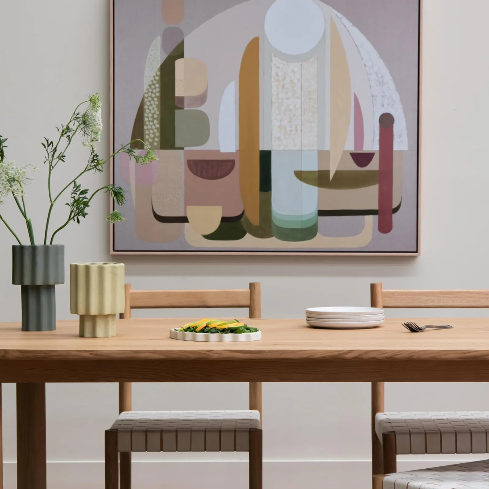 Entwine Dining Chair - Oak / Natural