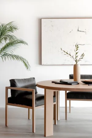 Eve Dining Chair in Leather