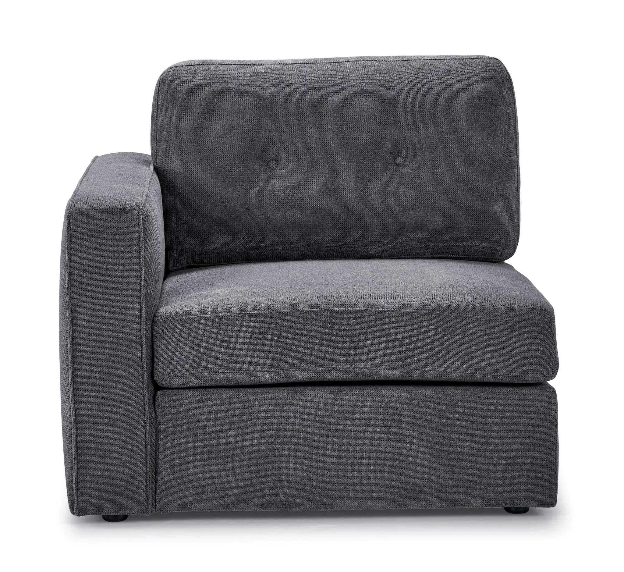 Feeling Connected - Connex 6-Piece Modular Sectional with Drawer Console - Light Grey