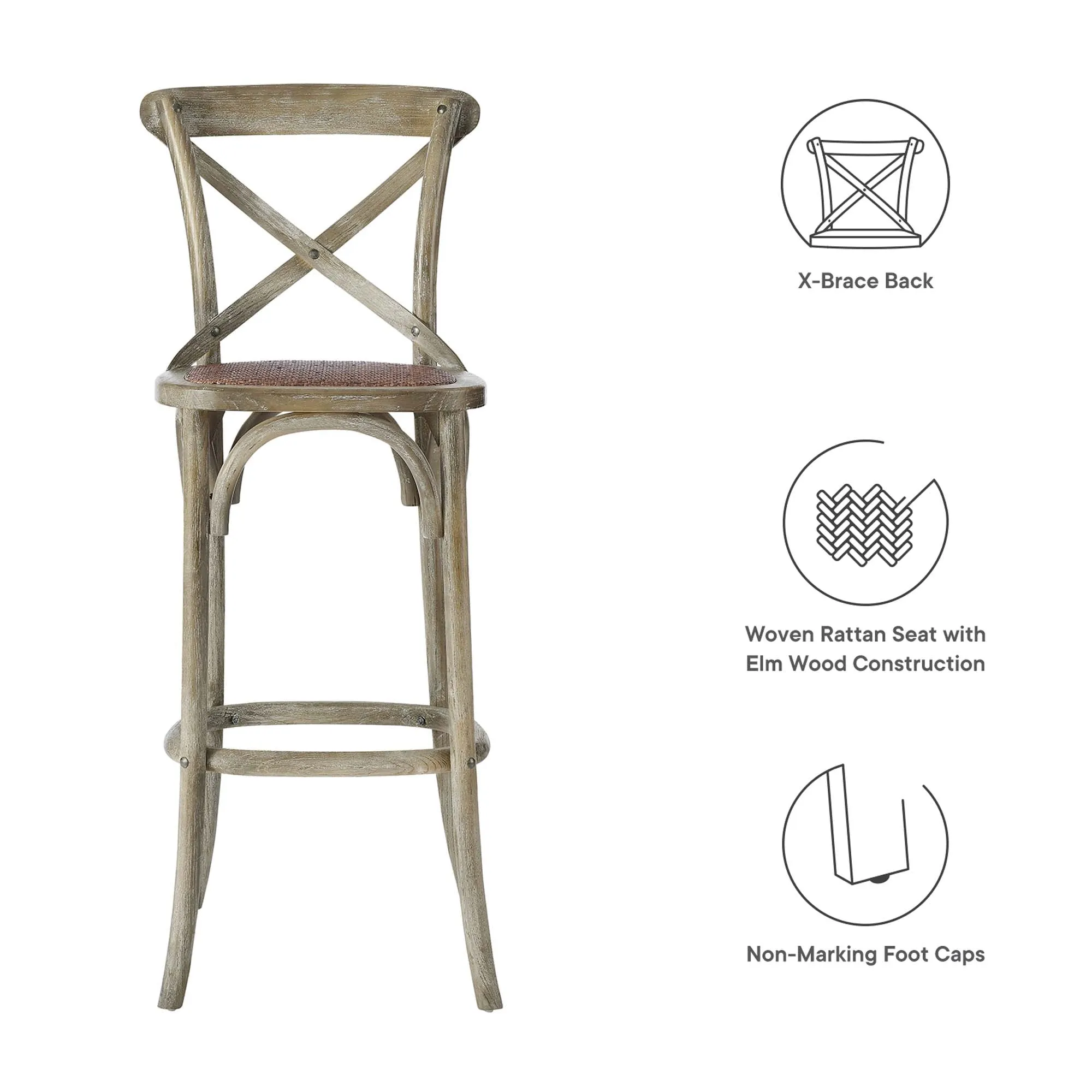 Gear Bar Stool by Modway