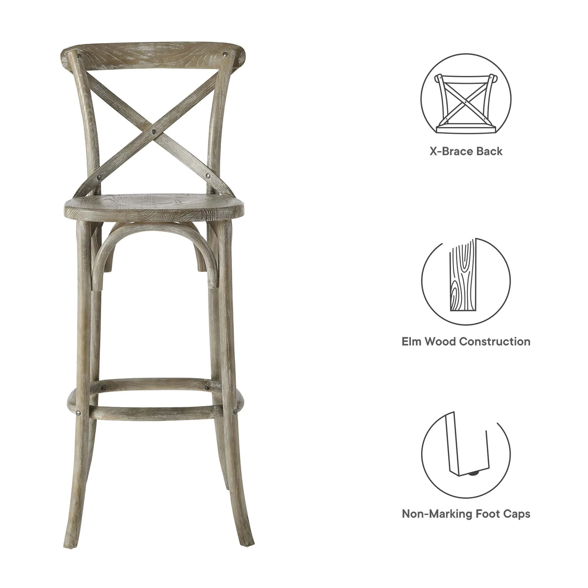 Gear Bar Stool by Modway