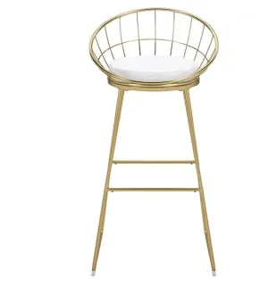 Glenbrook Padded Seat Bar Stools Gold