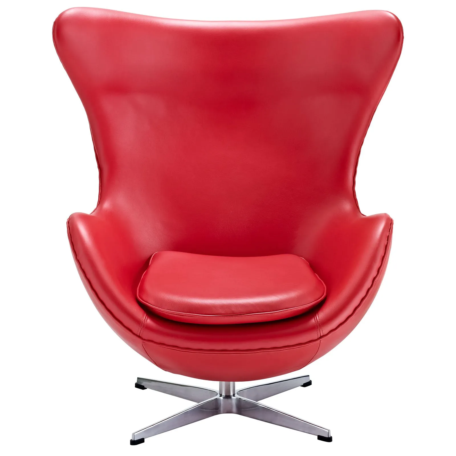 Glove Leather Lounge Chair by Modway