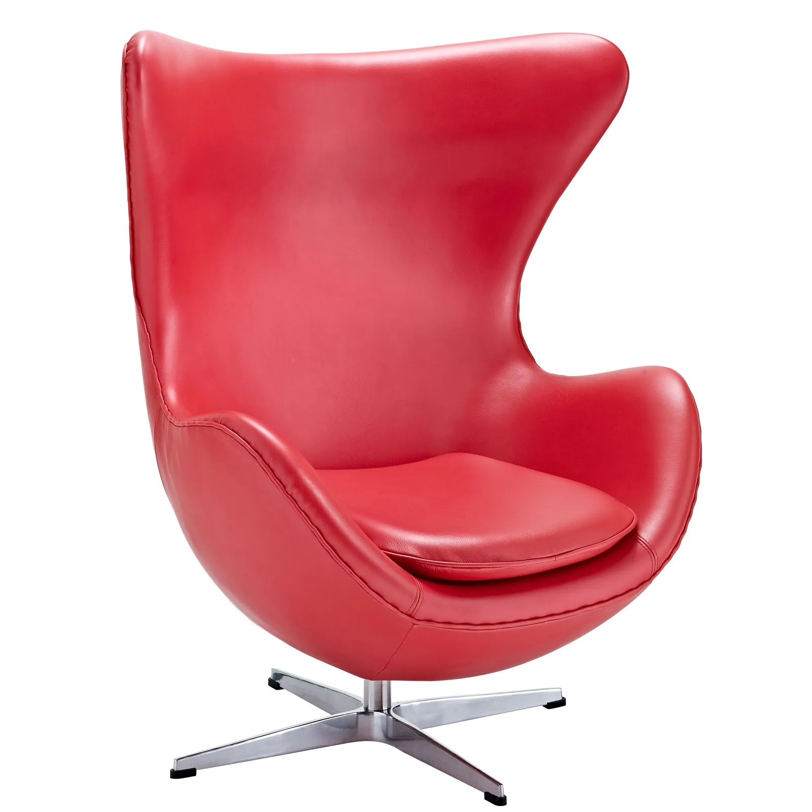 Glove Leather Lounge Chair by Modway