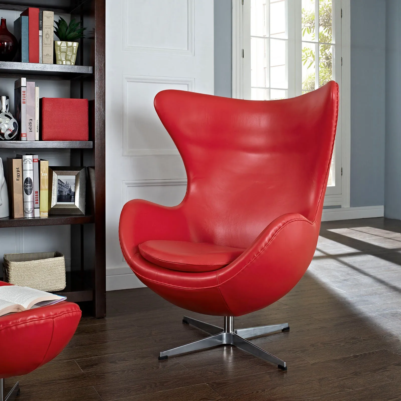 Glove Leather Lounge Chair by Modway
