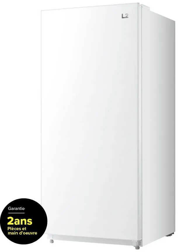 L2 White Upright Freezer (13.8 cu. ft.) - LRU14F3AWWC